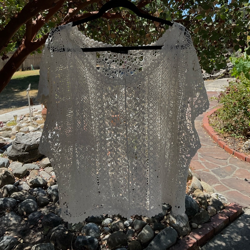 Lace coverup